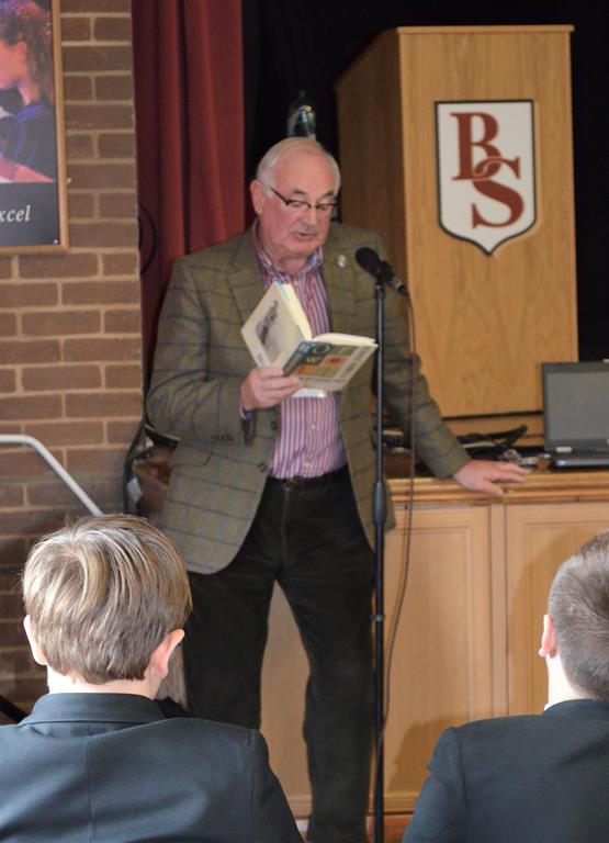 Richard Blair visits Beaumont Beaumont School