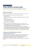 Your child’s screen time